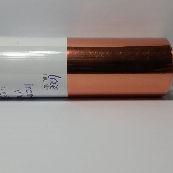 Iron On Vinyl Copper Metallic 4 Rolls - Picture 5 of 7